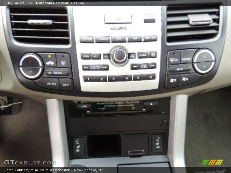 Moroccan Red Pearl / Taupe 2008 Acura RDX