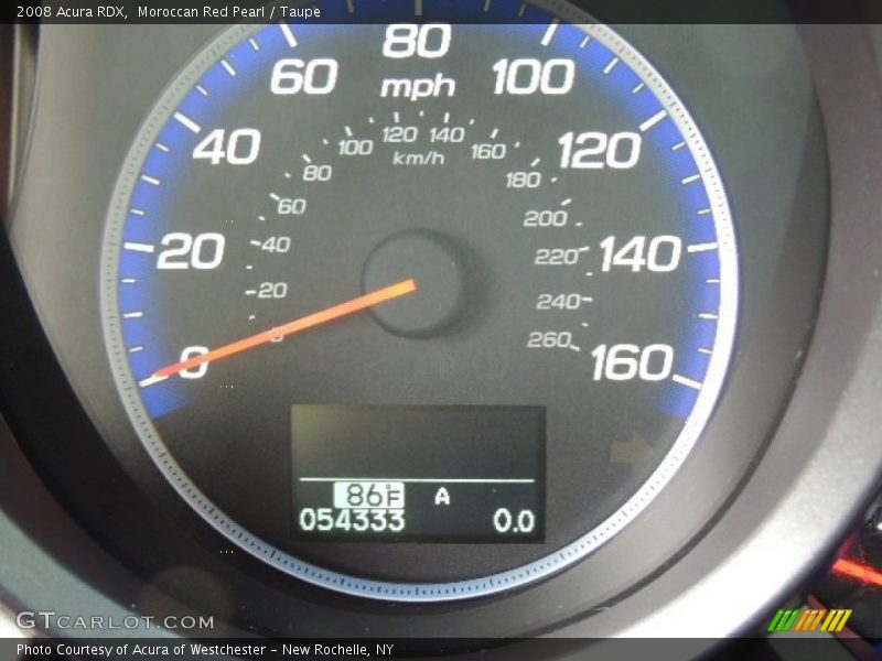 Moroccan Red Pearl / Taupe 2008 Acura RDX