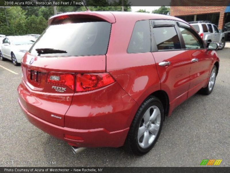 Moroccan Red Pearl / Taupe 2008 Acura RDX