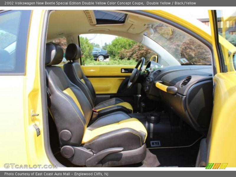  2002 New Beetle Special Edition Double Yellow Color Concept Coupe Black/Yellow Interior