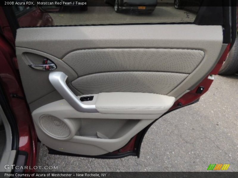 Moroccan Red Pearl / Taupe 2008 Acura RDX