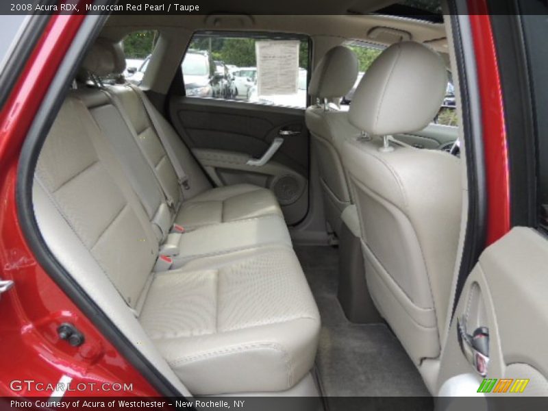 Moroccan Red Pearl / Taupe 2008 Acura RDX