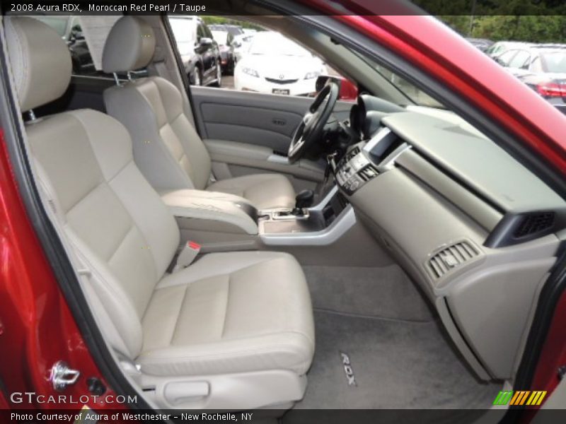 Moroccan Red Pearl / Taupe 2008 Acura RDX