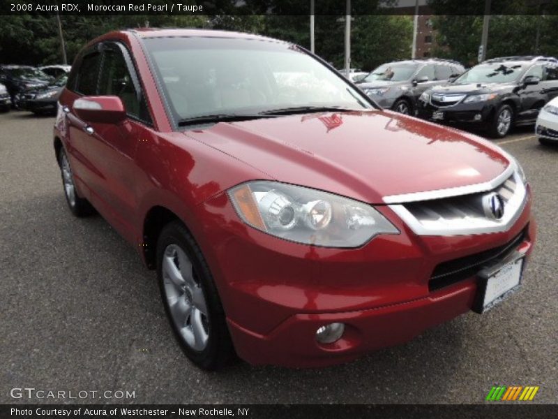 Moroccan Red Pearl / Taupe 2008 Acura RDX