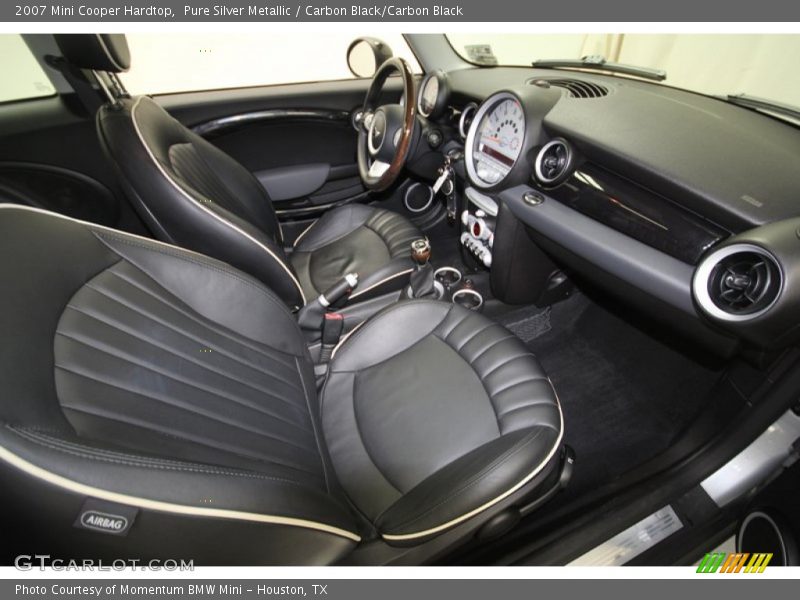 Pure Silver Metallic / Carbon Black/Carbon Black 2007 Mini Cooper Hardtop