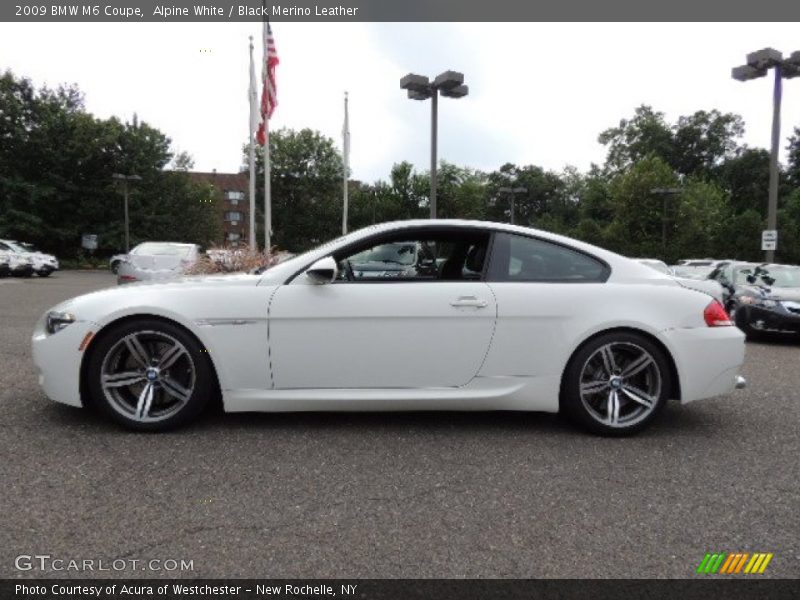  2009 M6 Coupe Alpine White