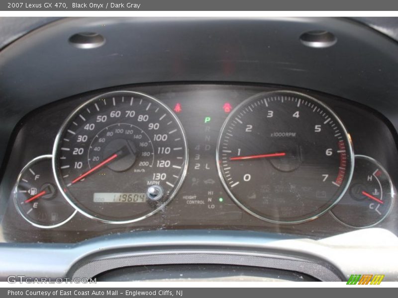 Black Onyx / Dark Gray 2007 Lexus GX 470