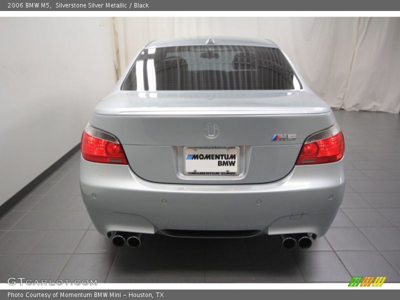 Silverstone Silver Metallic / Black 2006 BMW M5