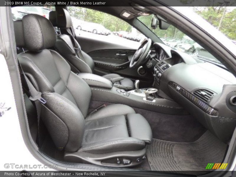  2009 M6 Coupe Black Merino Leather Interior