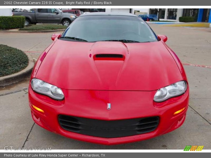 Bright Rally Red / Ebony Black 2002 Chevrolet Camaro Z28 SS Coupe