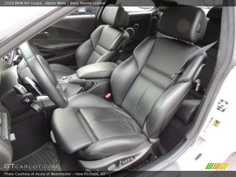  2009 M6 Coupe Black Merino Leather Interior