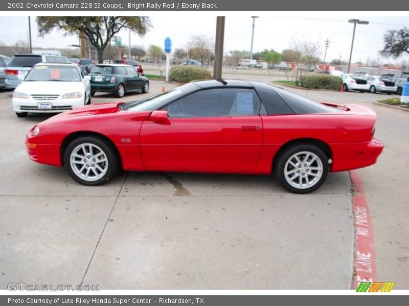 Bright Rally Red / Ebony Black 2002 Chevrolet Camaro Z28 SS Coupe