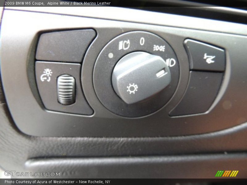 Controls of 2009 M6 Coupe