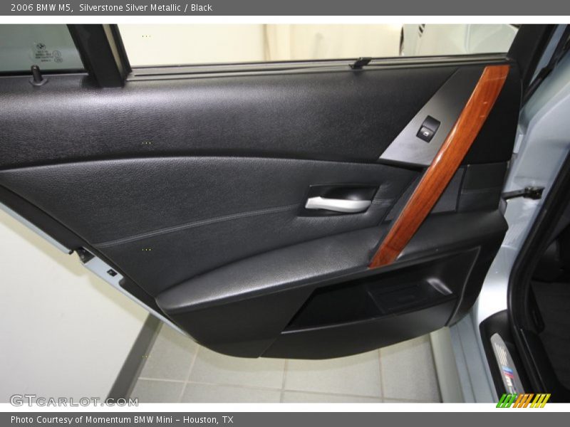 Silverstone Silver Metallic / Black 2006 BMW M5