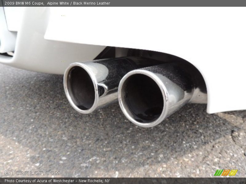 Exhaust of 2009 M6 Coupe