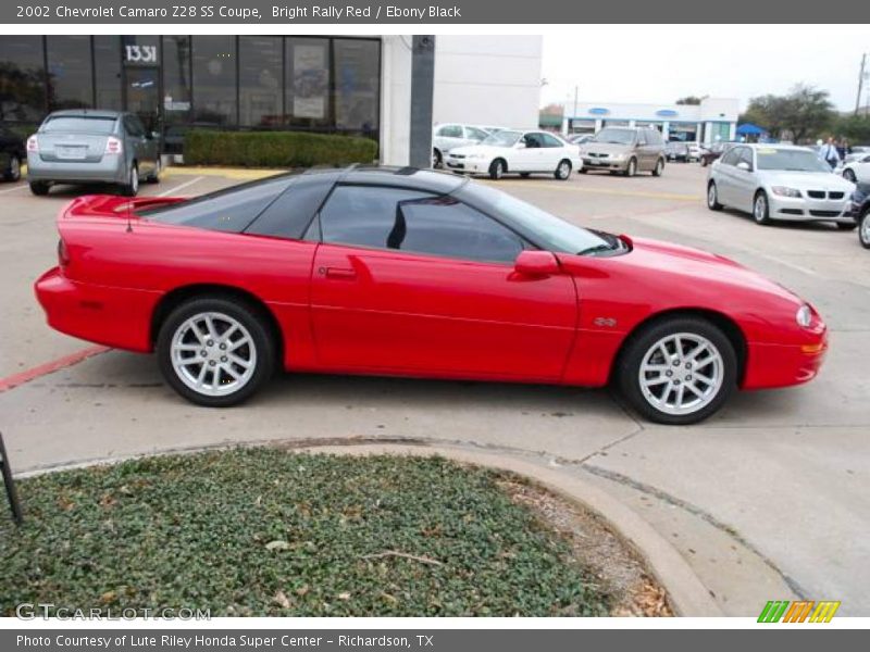 Bright Rally Red / Ebony Black 2002 Chevrolet Camaro Z28 SS Coupe