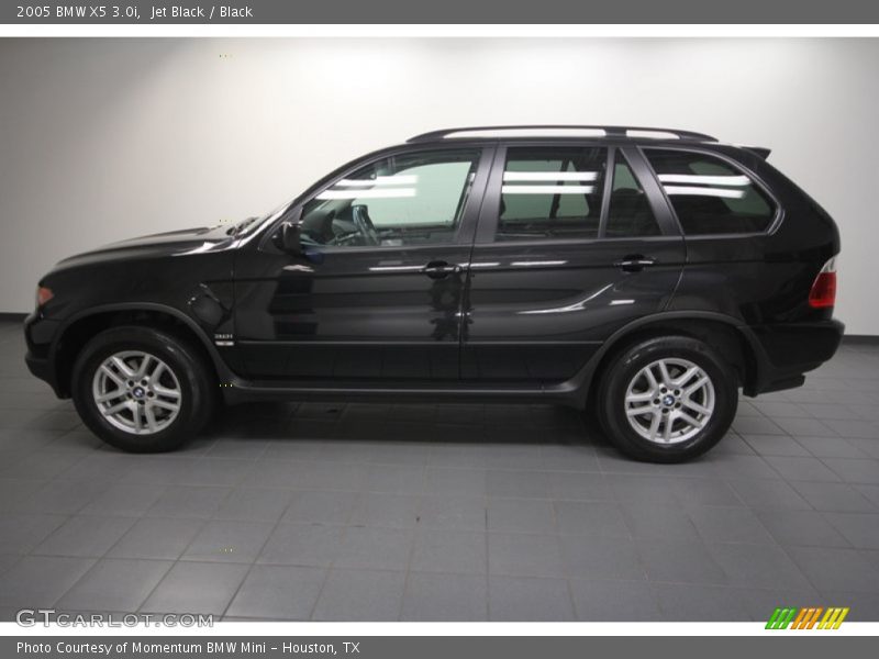 Jet Black / Black 2005 BMW X5 3.0i