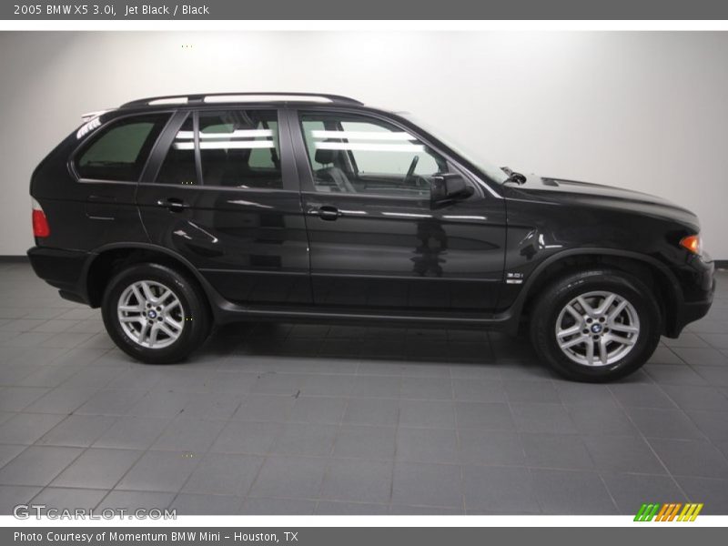 Jet Black / Black 2005 BMW X5 3.0i