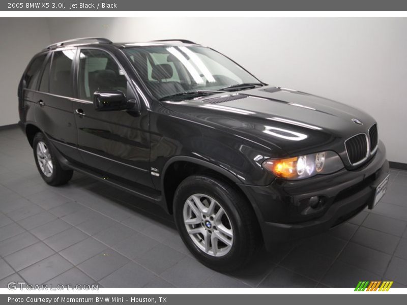 Jet Black / Black 2005 BMW X5 3.0i