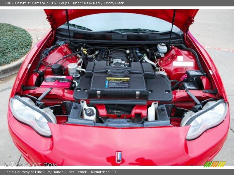 Bright Rally Red / Ebony Black 2002 Chevrolet Camaro Z28 SS Coupe