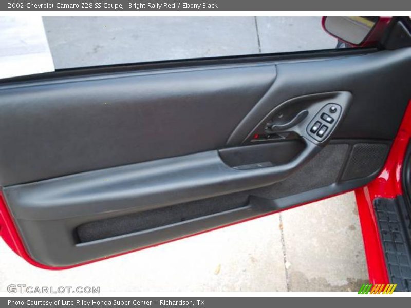 Bright Rally Red / Ebony Black 2002 Chevrolet Camaro Z28 SS Coupe