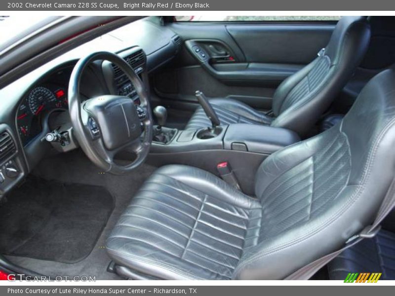  2002 Camaro Z28 SS Coupe Ebony Black Interior