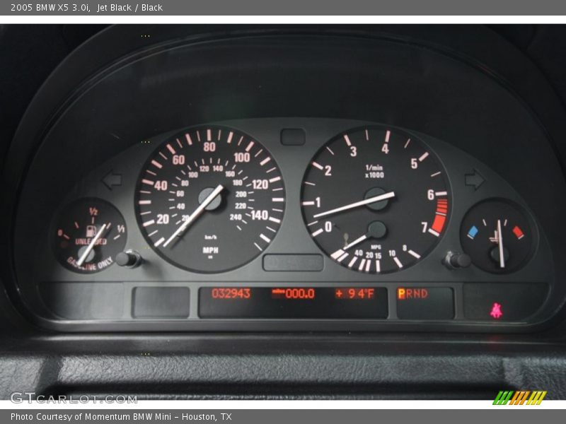 Jet Black / Black 2005 BMW X5 3.0i