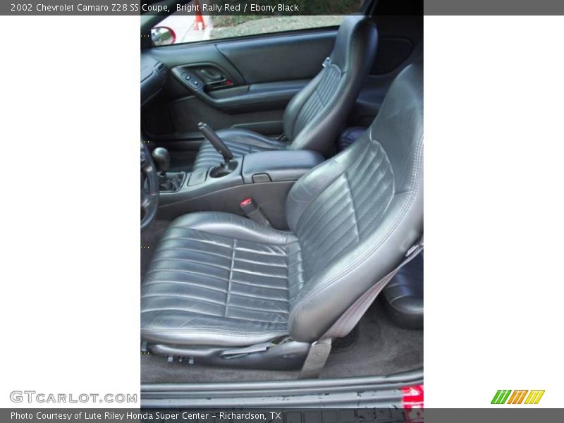 Bright Rally Red / Ebony Black 2002 Chevrolet Camaro Z28 SS Coupe