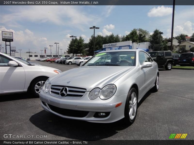 Iridium Silver Metallic / Ash 2007 Mercedes-Benz CLK 350 Coupe