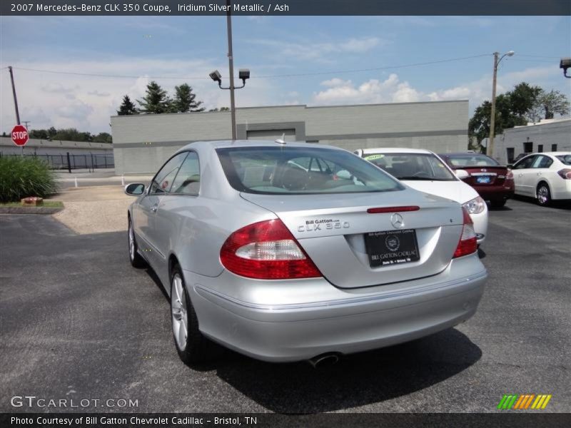 Iridium Silver Metallic / Ash 2007 Mercedes-Benz CLK 350 Coupe