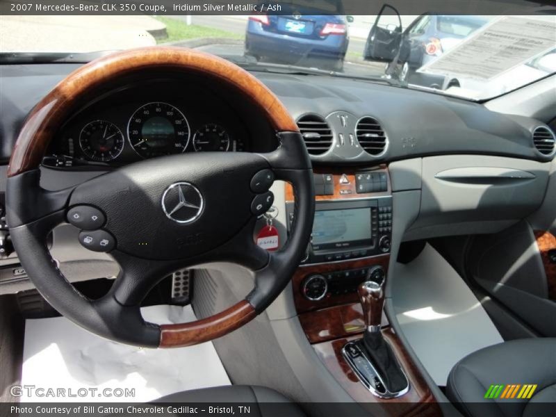 Iridium Silver Metallic / Ash 2007 Mercedes-Benz CLK 350 Coupe