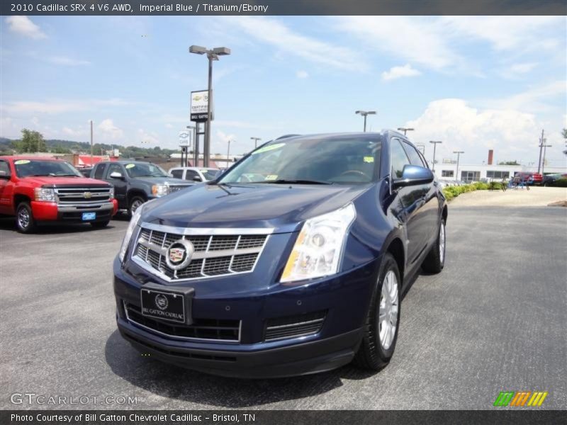 Imperial Blue / Titanium/Ebony 2010 Cadillac SRX 4 V6 AWD