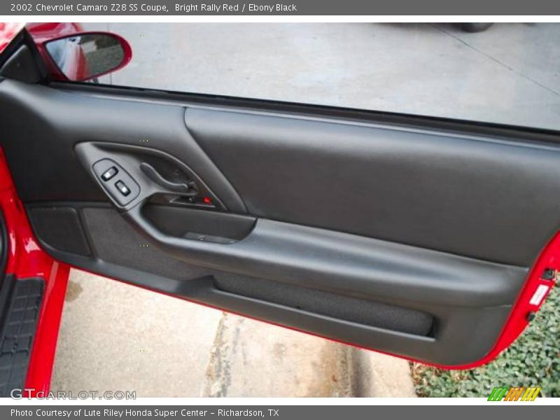 Bright Rally Red / Ebony Black 2002 Chevrolet Camaro Z28 SS Coupe
