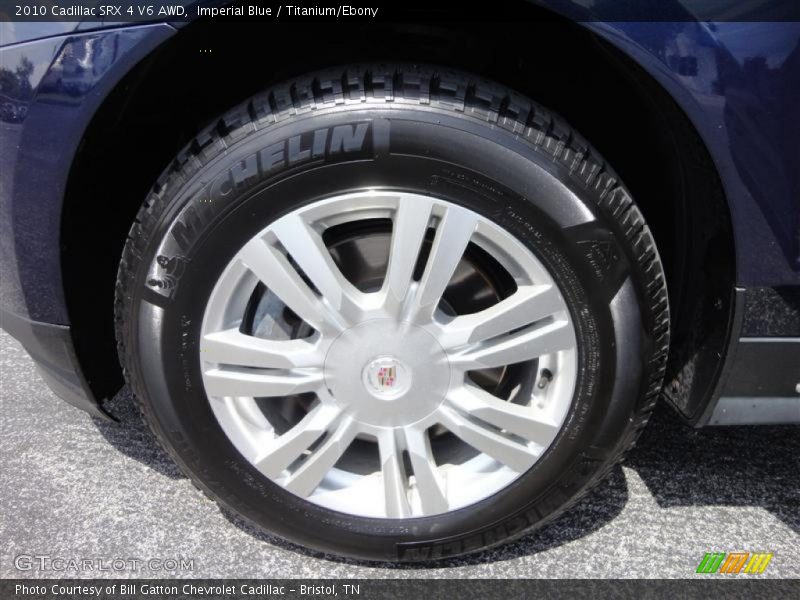 Imperial Blue / Titanium/Ebony 2010 Cadillac SRX 4 V6 AWD