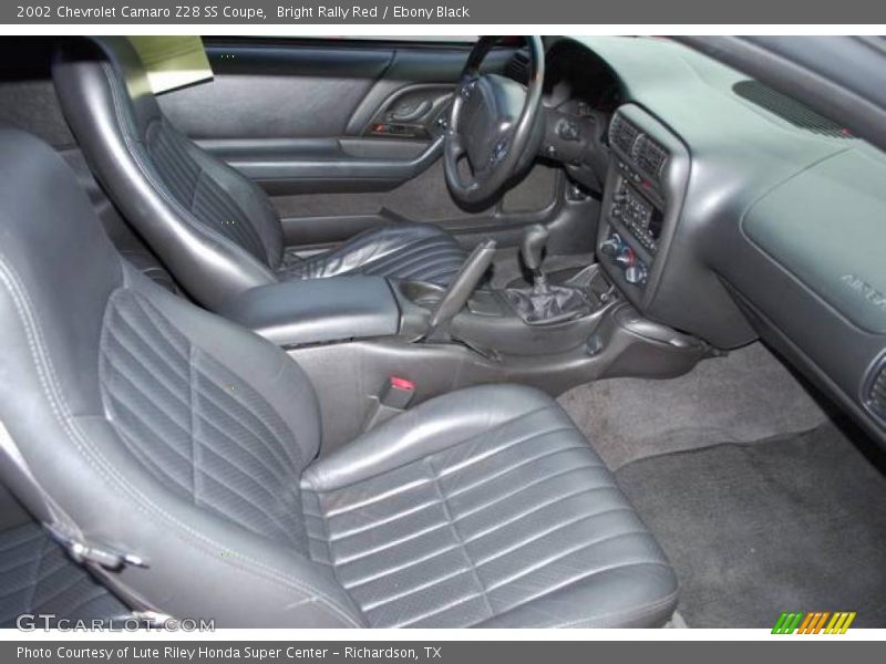 Bright Rally Red / Ebony Black 2002 Chevrolet Camaro Z28 SS Coupe