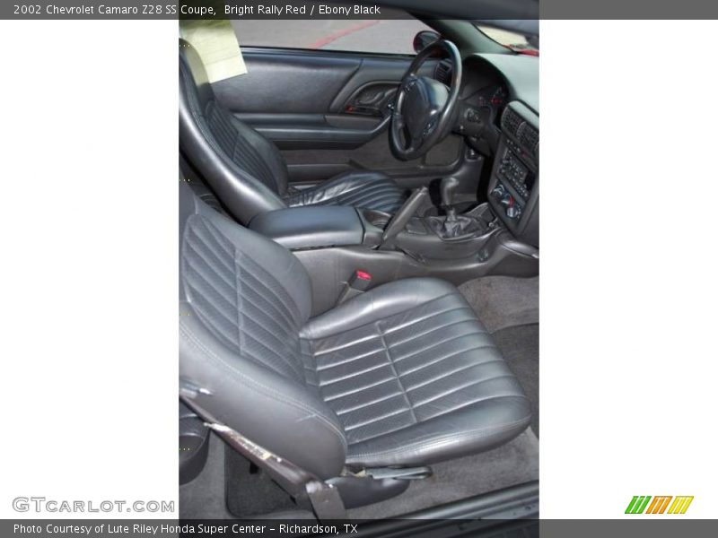 Bright Rally Red / Ebony Black 2002 Chevrolet Camaro Z28 SS Coupe