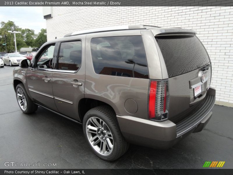 Mocha Steel Metallic / Ebony 2013 Cadillac Escalade Premium AWD