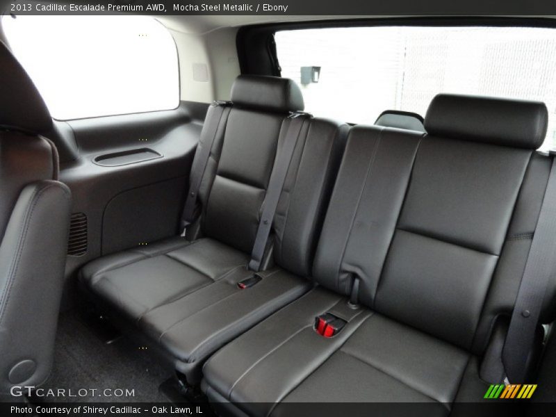 Rear Seat of 2013 Escalade Premium AWD