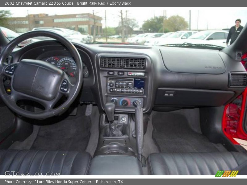 Bright Rally Red / Ebony Black 2002 Chevrolet Camaro Z28 SS Coupe