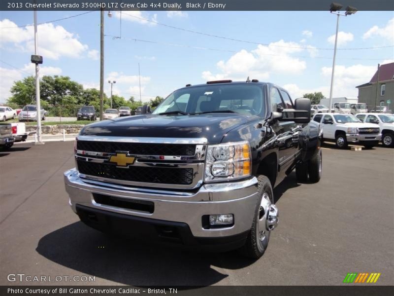 Black / Ebony 2013 Chevrolet Silverado 3500HD LTZ Crew Cab 4x4 Dually