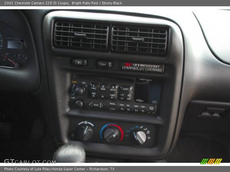 Bright Rally Red / Ebony Black 2002 Chevrolet Camaro Z28 SS Coupe