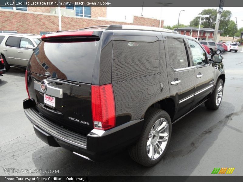 Black Raven / Ebony 2013 Cadillac Escalade Platinum AWD