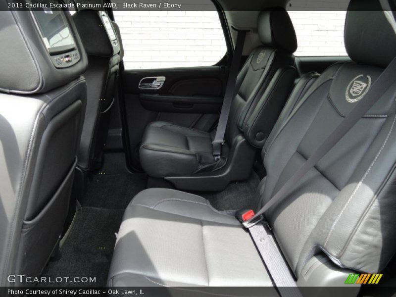 Rear Seat of 2013 Escalade Platinum AWD