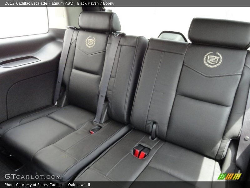 Rear Seat of 2013 Escalade Platinum AWD