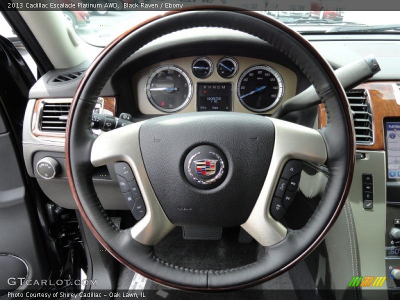  2013 Escalade Platinum AWD Steering Wheel