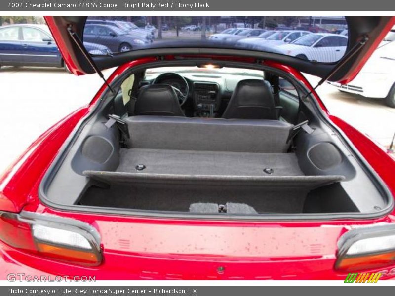 Bright Rally Red / Ebony Black 2002 Chevrolet Camaro Z28 SS Coupe
