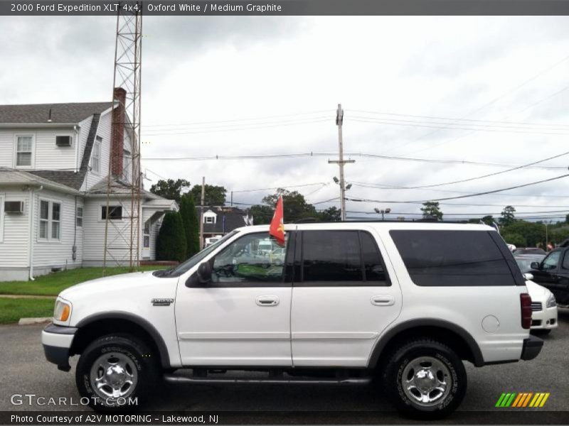 Oxford White / Medium Graphite 2000 Ford Expedition XLT 4x4