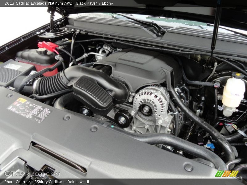  2013 Escalade Platinum AWD Engine - 6.2 Liter Flex-Fuel OHV 16-Valve VVT Vortec V8