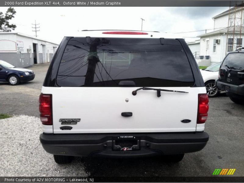 Oxford White / Medium Graphite 2000 Ford Expedition XLT 4x4