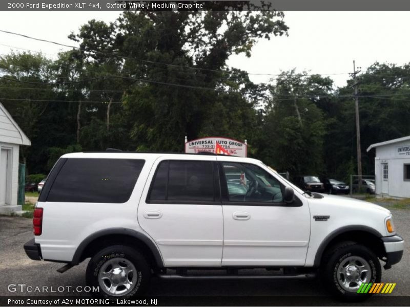 Oxford White / Medium Graphite 2000 Ford Expedition XLT 4x4